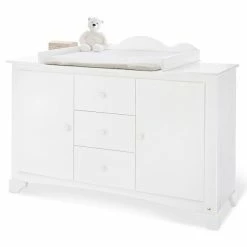 Pinolino Pino Kinderzimmer Extrabreit Groß Massivholz - 3 Teile -Kinderwagen 131642x 03 2