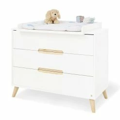 Pinolino Move Sparset Breit Wickelkommode & Kinderbett -Kinderwagen 133419b 04 3