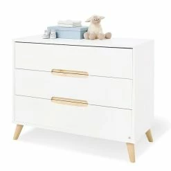 Pinolino Move Sparset Breit Inkl. Wandregal Wickelkommode & Kinderbett -Kinderwagen 133419b 06