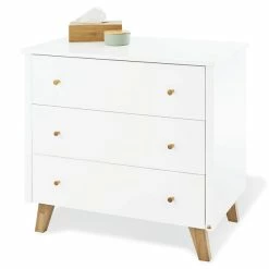 Pinolino Hilda & Pan Kinderzimmer Breit Groß 3türig Inkl. Hausbett -Kinderwagen 133420b 01 2