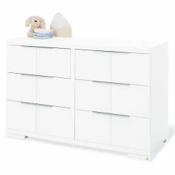 Pinolino Polar Kinderzimmer Extrabreit Groß - 3T Inkl. Wandregal Edelmatt Weiß -Kinderwagen 133421x 01