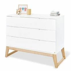 Pinolino Bridge Kinderzimmer Breit - 2T Weiß/Esche Klar Lackiert -Kinderwagen 133466b 02