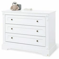 Pinolino Emilia Sparset Breit Inkl. Wandregal Kinderbett & Wickelkommode -Kinderwagen 133467b 01 2