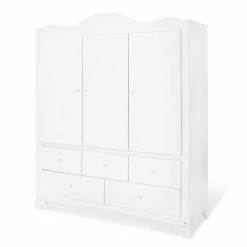 Pinolino Pino Kinderzimmer Breit Groß Mit 3 Türen Massivholz - 3 Teile -Kinderwagen 141642y 04 2