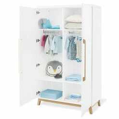 Pinolino Hilda & Riva Kinderzimmer Extrabreit 2türig Inkl. Hausbett -Kinderwagen 143415 01 2