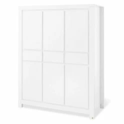 Pinolino Milk Kinderzimmer Extrabreit Groß Inkl. Wandregal Edelmatt Weiß -Kinderwagen 143424g