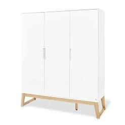 Pinolino Bridge Kinderzimmer Breit - 2T Weiß/Esche Klar Lackiert -Kinderwagen 143466g 01