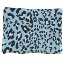 Schardt Kuscheldecke Leo Blue 95x120 Schmusedecke - 100% Baumwolle