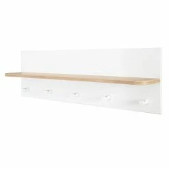 Roba Ava Wandgarderobe Weiß/natur