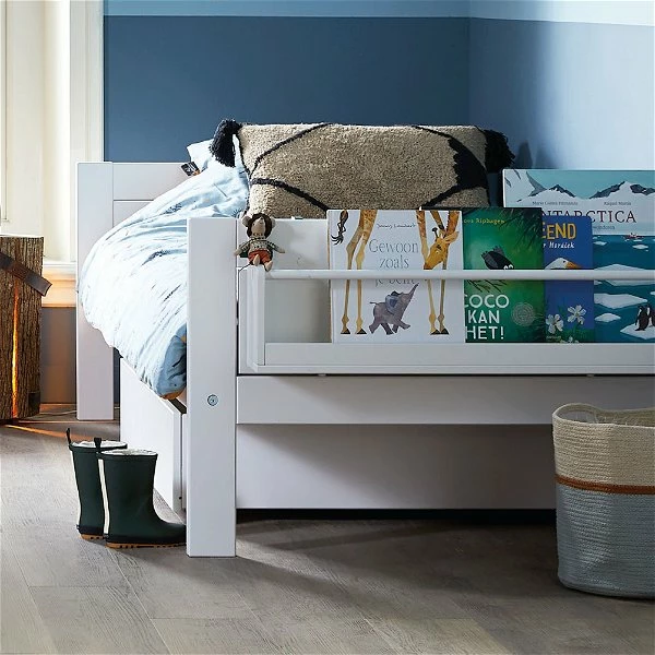 LIFETIME Bücherregal Weiß Für Wand Oder Bett 2 LIFETIME Bücherregal Weiß Für Wand Oder Bett – Bild 2