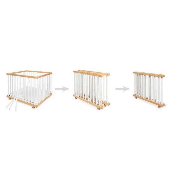 Pinolino Laufgitter Lexus Faltbar Weiß/natur 100x100 Cm, Buche Teilmassiv - Zum Toppreis 2 Pinolino Laufgitter Lexus Faltbar Weiß/natur 100x100 Cm, Buche Teilmassiv - Zum Toppreis – Bild 2