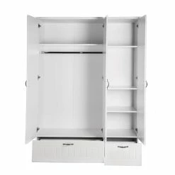 Roba Constantin Kinderzimmer Bett, Wickelkommode, Schrank -Kinderwagen 1631772 kleiderschrank 3trg constantin offen300 1