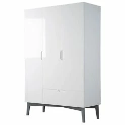 Roba Retro 2 Kinderzimmer 3T Bett, Wickelkommode, Schrank -Kinderwagen 1631807 retro2 kleiderschrank f 01