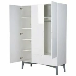 Roba Retro 2 Kinderzimmer 3T Bett, Wickelkommode, Schrank -Kinderwagen 1631807 retro2 kleiderschrank f 02