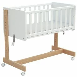 Osann Beistellbett 5in1 Natur Weiß 80x40 Cm Inklusive Matratze