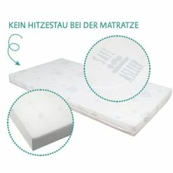 Roba Room Bed Safe Asleep® Sternenzauber - Natur Inkl. Nestchen Air, Matratze & Schlafsack Easy Air -Kinderwagen 16600 51nlv209 roombed det 06 3