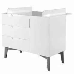 Roba Retro 2 Kinderzimmer 3T Bett, Wickelkommode, Schrank -Kinderwagen 1731807 retro2 wickelkommode f 01