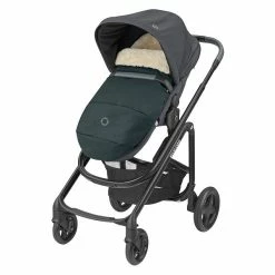 Maxi-Cosi 2-in-1 Fußsack Essential Graphite Passend Zu Maxi-cosi Kinderwagen -Kinderwagen 1809750111u4y2020 2020 2in1footmuff grey essentialgraphite compatiblestrollers 3qrt 1
