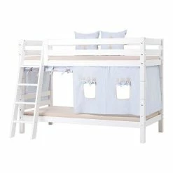 Hoppekids Etagenbett ECO Luxury 90x200 Cm Mit Schräger Leiter & Absturzsicherung
