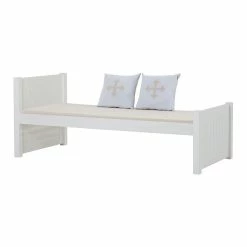 Hoppekids Noah Deluxe Jugendbett Mit Giebel Hoch/mittel - Mit Rillenfräsung