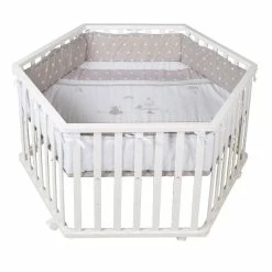 Roba Laufgitter Indibär Weiß 6-eckig