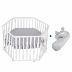 Roba Laufgitter Roba Style Weiß Inkl. Bettschlange, 6-eckig