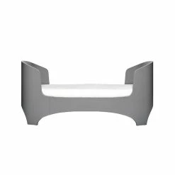 Leander Classic Kinderzimmer Sparset Grau Mit Babybett, Kommode Und Wickelaufsatz -Kinderwagen 210300 09 leander classic babycot grey 9 1