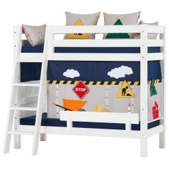 Hoppekids Etagenbett ECO Luxury 70x160 Cm Mit Schräger Leiter & Absturzsicherung -Kinderwagen 22 33 a25 1