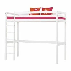 Hoppekids Hochbett ECO Dream 90x200 Cm Mit Gerader Leiter | Teilbar -Kinderwagen 25 15 011 1