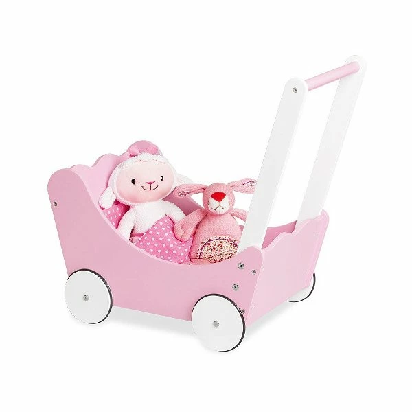 Pinolino Puppenwagen Jasmin Rosa/weiß Komplett Inkl. Bettzeug - Zum Aktionspreis 1 Pinolino Puppenwagen Jasmin Rosa/weiß Komplett Inkl. Bettzeug - Zum Aktionspreis