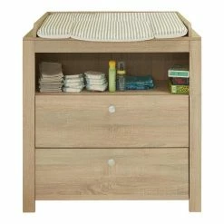 Trendteam Olivia Wickelkommode Eiche Sägerau