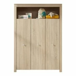 Trendteam Olivia Kleiderschrank 3-türig Eiche Sägerau