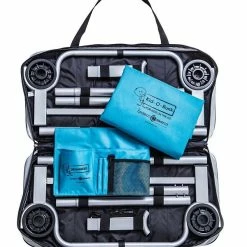 Kid-O-Bed Einzelbett Blau Mit Geradem Rahmen Das Campingbett Von Disc-O-Bed -Kinderwagen 30105sn blau