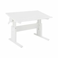 LIFETIME Schreibtisch Kiefer Weiß 30245-10 Neigbar & Höhenverstellbar