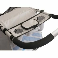 XLC Duo 8teen Fahrradanhänger Limone Zweisitzer Inkl. Buggyrad & Rücklicht Zum Toppreis -Kinderwagen 3092008801 trinkflaschentasche fuer xlc duo duo2 2