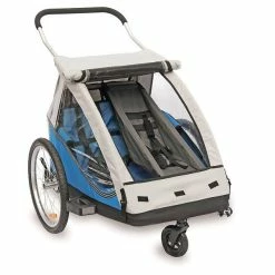 XLC Duo 8teen Fahrradanhänger Blau Zweisitzer Inkl. Buggyrad & Rücklicht Zum Toppreis 9 XLC Duo 8teen Fahrradanhänger Blau Zweisitzer Inkl. Buggyrad & Rücklicht Zum Toppreis -Kinderwagen 3092008812 babysitz fuer mono2 und duo2 1