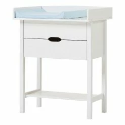 Hoppekids Isabella Wickelregal Weiß Mit 2 Schubkästen - Wickelauflage Abnehmbar