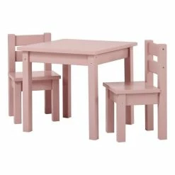 Hoppekids Sitzgruppe Mads Pale Mauve 2 Stühle, 1 Tisch
