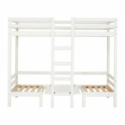 Hoppekids JUMBO Etagenbett ECO Dream 90x200 Cm Nicht Teilbar | Mit Sitzbank & Tisch -Kinderwagen 36 1040 82 09a 2 1