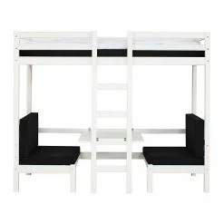Hoppekids JUMBO Etagenbett ECO Dream 90x200 Cm Nicht Teilbar | Mit Sitzbank & Tisch -Kinderwagen 36 1040 82 09a 4 1