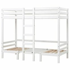 Hoppekids JUMBO Etagenbett ECO Dream 90x200 Cm Nicht Teilbar | Mit Sitzbank & Tisch -Kinderwagen 36 1040 82 09a 01 non divisible 1