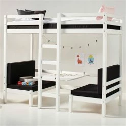 Hoppekids JUMBO Etagenbett ECO Dream 90x200 Cm Nicht Teilbar | Mit Sitzbank & Tisch