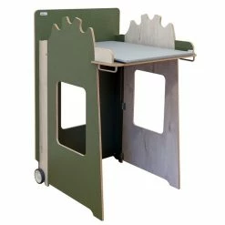 Timkid Mowi Standwickeltisch Moos / Helle Eiche Inkl. Wickelauflage -Kinderwagen 3 mowi seitlich klein