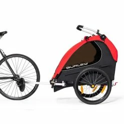 Burley Honey Bee Fahrradanhänger Rot 2-Sitzer Mit Buggy-Funktion -Kinderwagen 4 2019 honey bee on bike