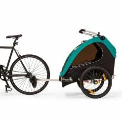 Burley Encore X Fahrradanhänger Türkis 2-Sitzer Mit Buggy-Funktion -Kinderwagen 4 encore x bike webex scaled 1