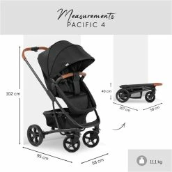 Hauck Pacific 4 Shop N Drive Kinderwagen Bundle -Kinderwagen 4007923309216.pt01.pacific 4 shop n drive caviar