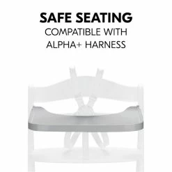 Hauck Alpha Wooden Tray Esstablet -Kinderwagen 4007923550557.pt04.alpha wooden tray grey