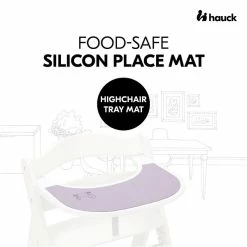 Hauck Highchair Tray Mat Silikon-Platzdeckchen Crab -Kinderwagen 4007923551158.pt01.highchair tray mat lavender