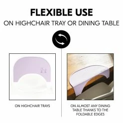 Hauck Highchair Tray Mat Silikon-Platzdeckchen Crab -Kinderwagen 4007923551158.pt06.highchair tray mat lavender