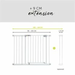Hauck Open N Stop + 21cm Extension Schutzgittererweiterung -Kinderwagen 4007923597231.pt02.open n stop 21cm extension white white